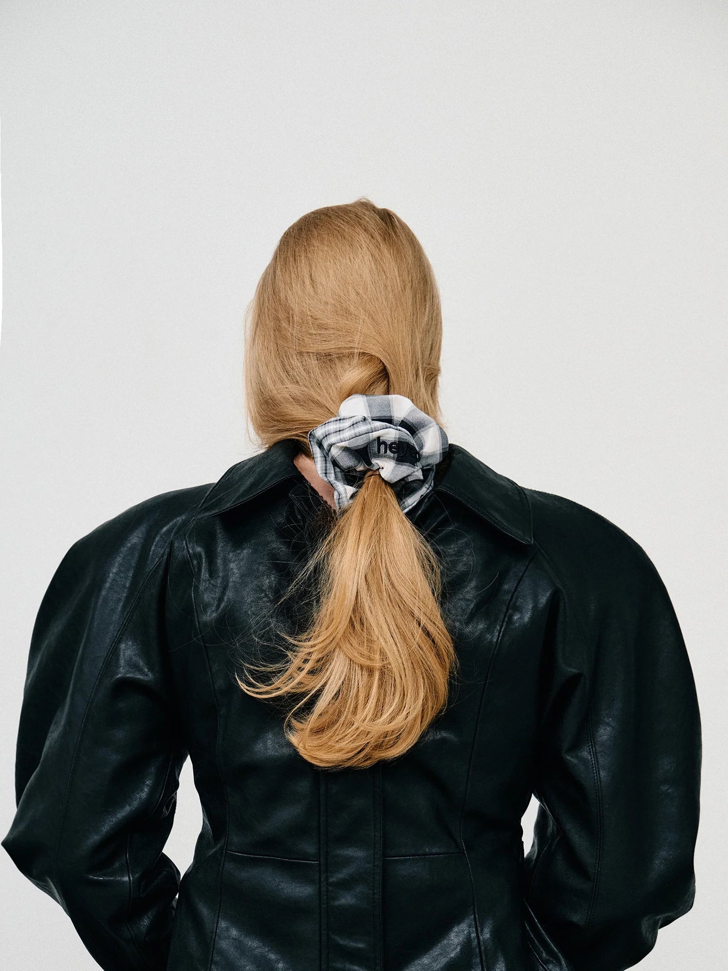 Dual Check Scrunchie