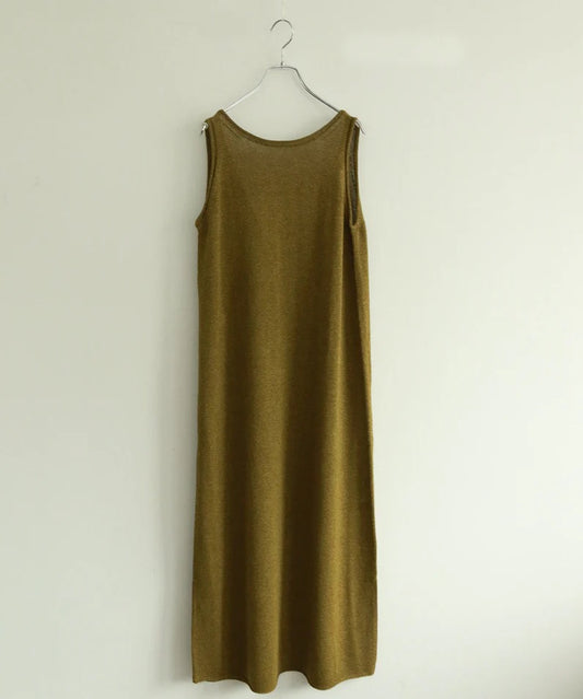 paper knit 2way dress