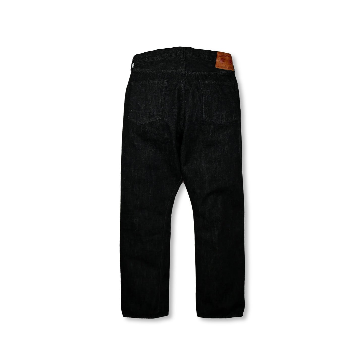 1101BKSS Straight Black Selvedge Denim 11.5oz (Super Smooth) (One Wash)