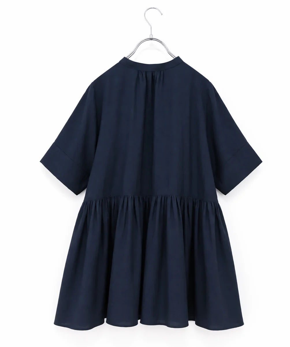 bosom tunic sheer shirt