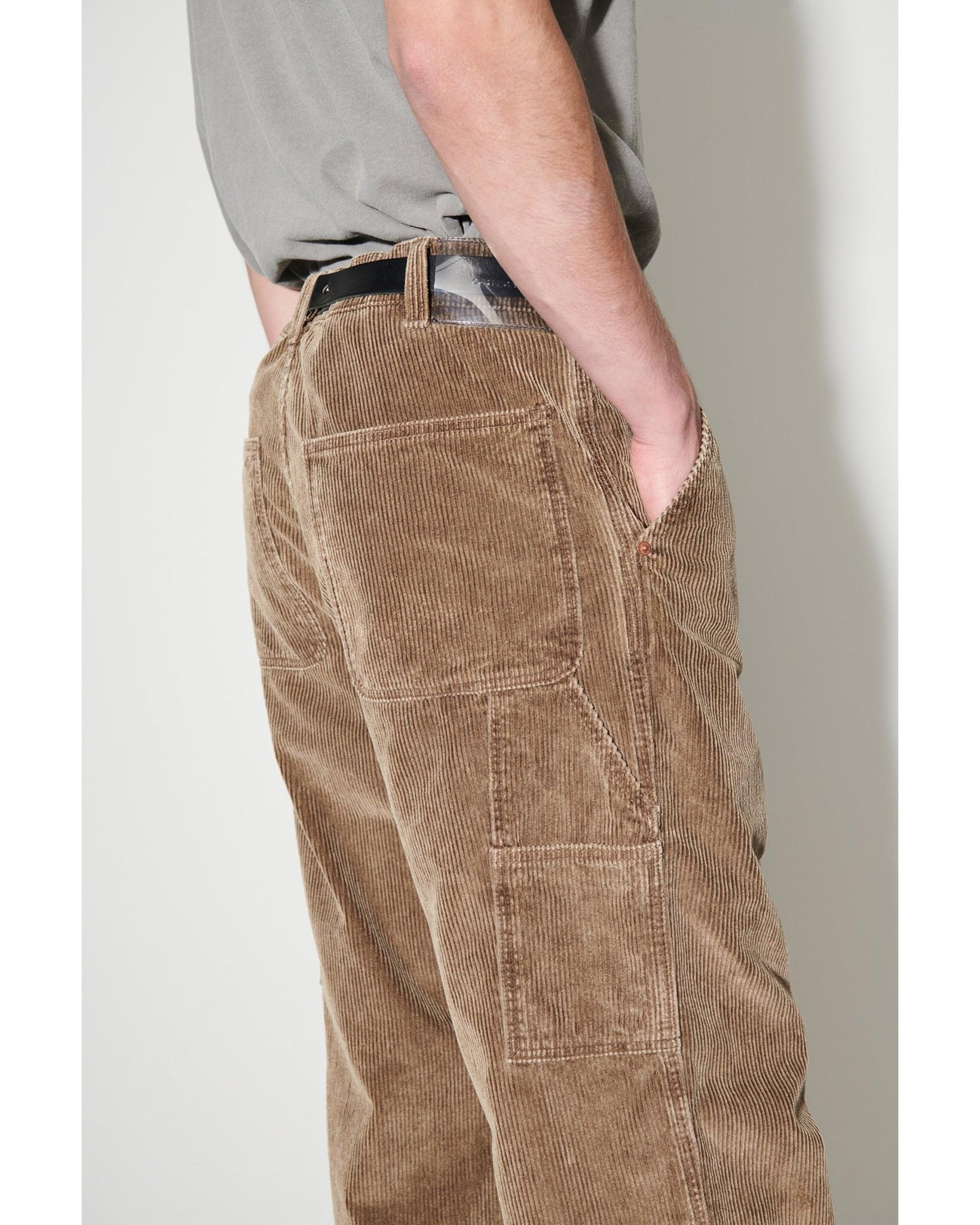 JOINER TROUSER   BROWN ENZYME CORD
