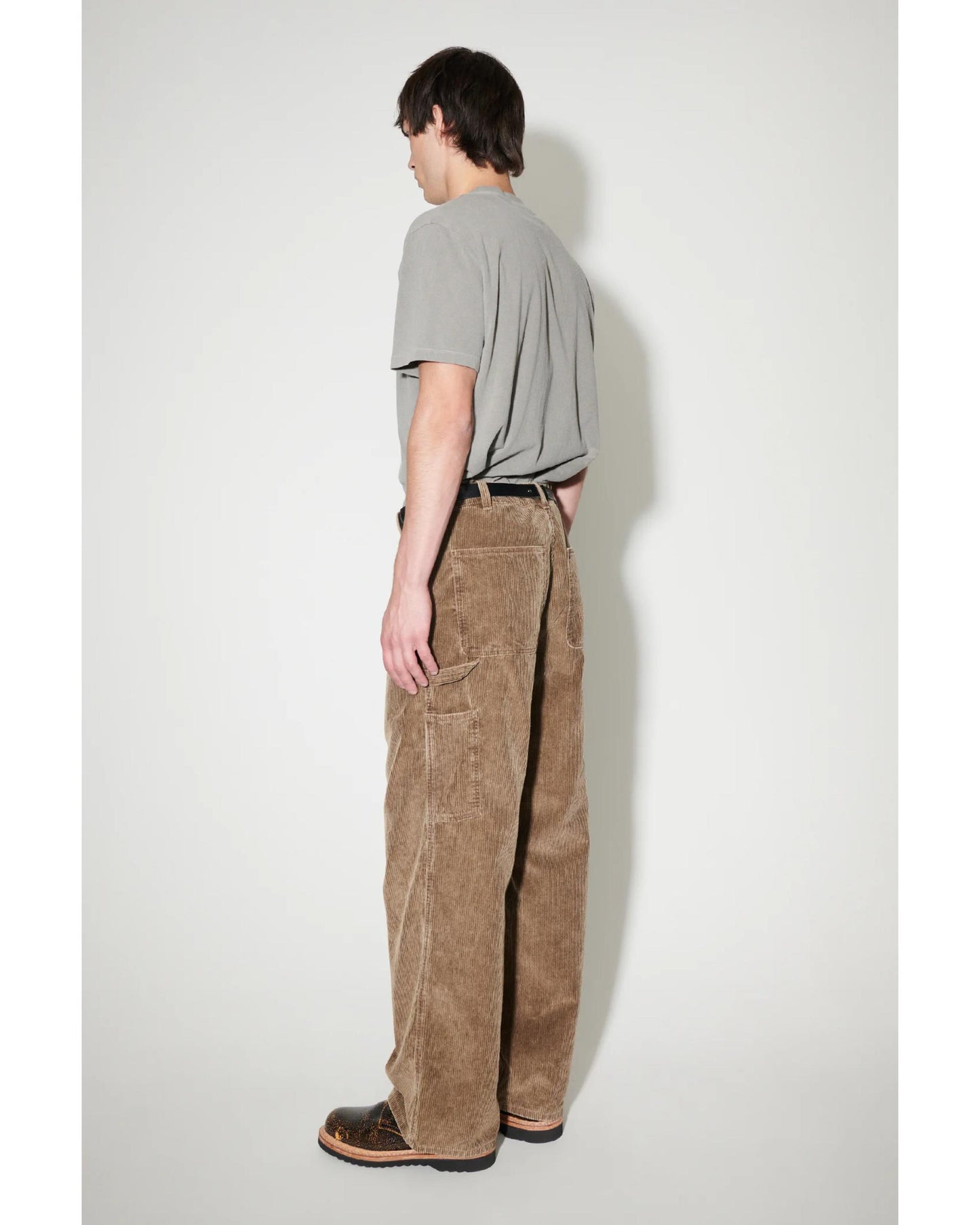 JOINER TROUSER   BROWN ENZYME CORD