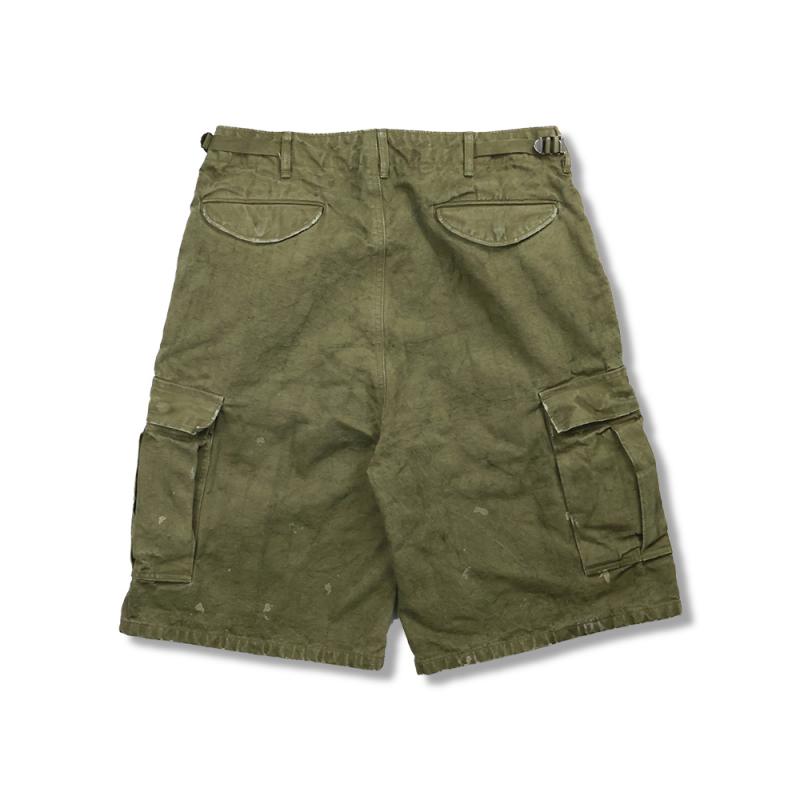 Tent Cloth Field Cargo Shorts VE (Vintage Effect)