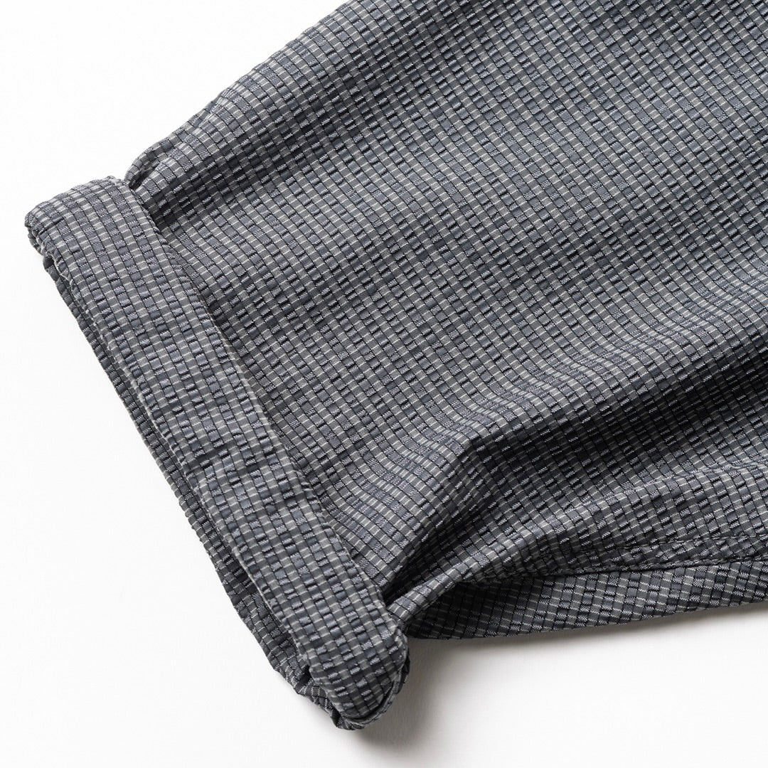 SEERSUCKER ROLL UP SHIRT