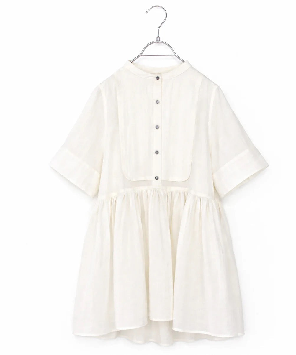 bosom tunic sheer shirt