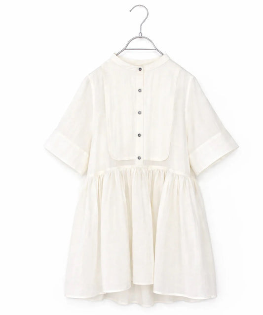 bosom tunic sheer shirt