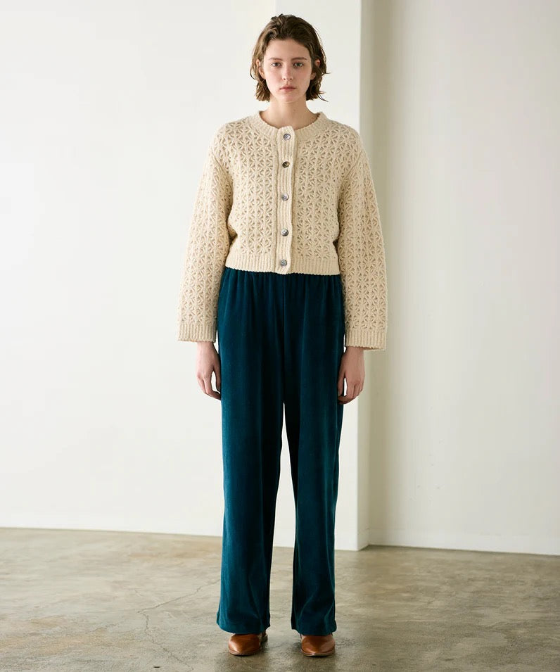 crochet double knit cardigan