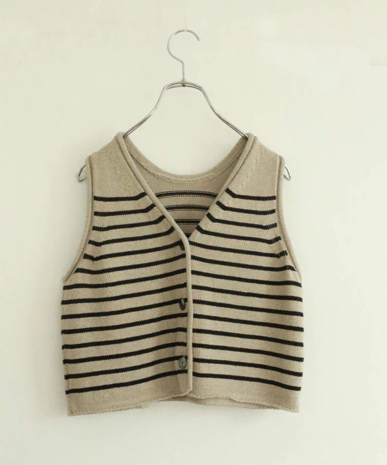 paper knit 2way top
