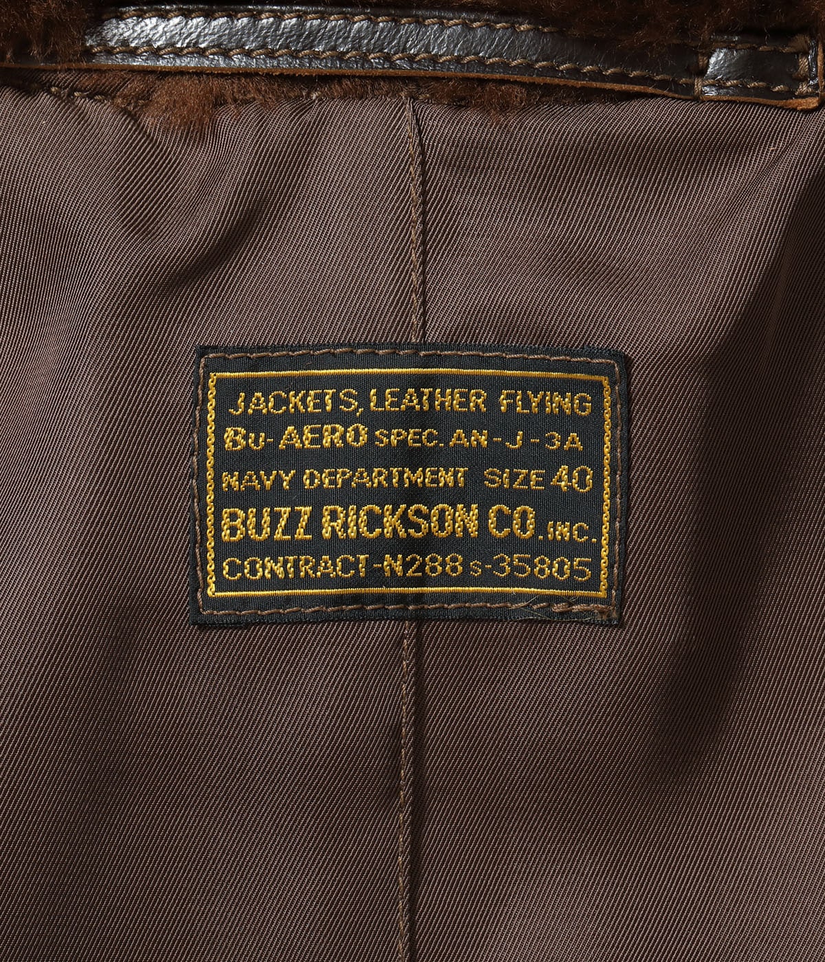 Type AN-J-3A “BUZZ RICKSON CO. INC. HORSEHIDE MODEL” BR80647