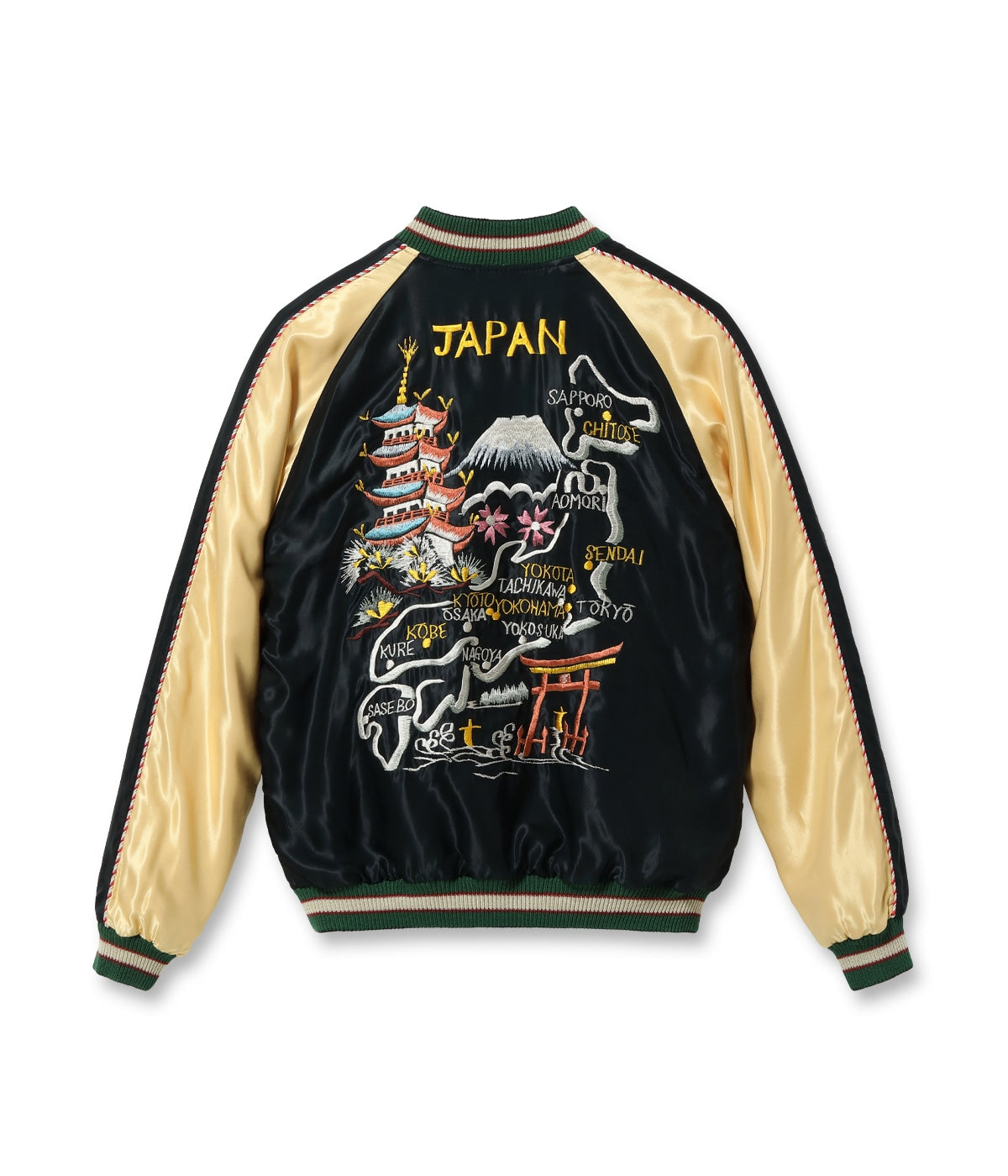 Early 1950s Style Acetate Souvenir Jacket “JAPAN MAP” × “GOLD DRAGON”TT15542-119