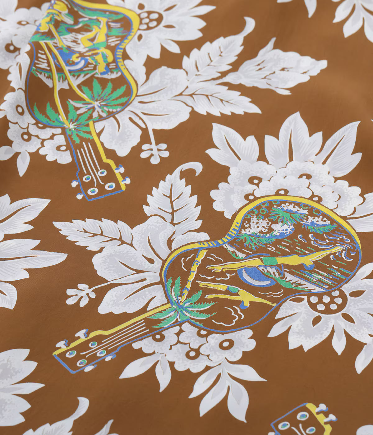 RAYON HAWAIIAN SHIRT “UKULELE MELODY”SS39613