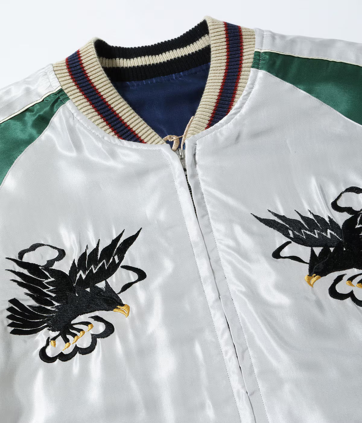 Late 1950s Style Acetate Souvenir Jacket “HAWAII MAP” × “DRAGON & TIGER” TT15877-128