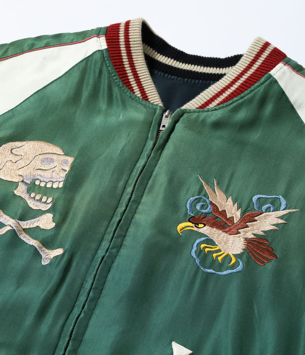 Mid 1950s Style Acetate Souvenir Jacket “TIGER HEAD” × “CHEVY LOVER” (AGING MODEL)TT15878-119