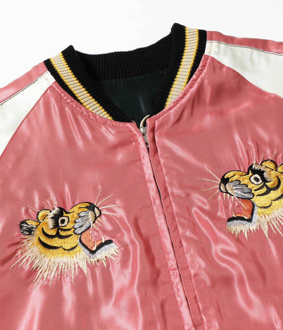 Mid 1950s Style Acetate Souvenir Jacket “WHITE DRAGON” × “TIGER HEAD”TT15972-219