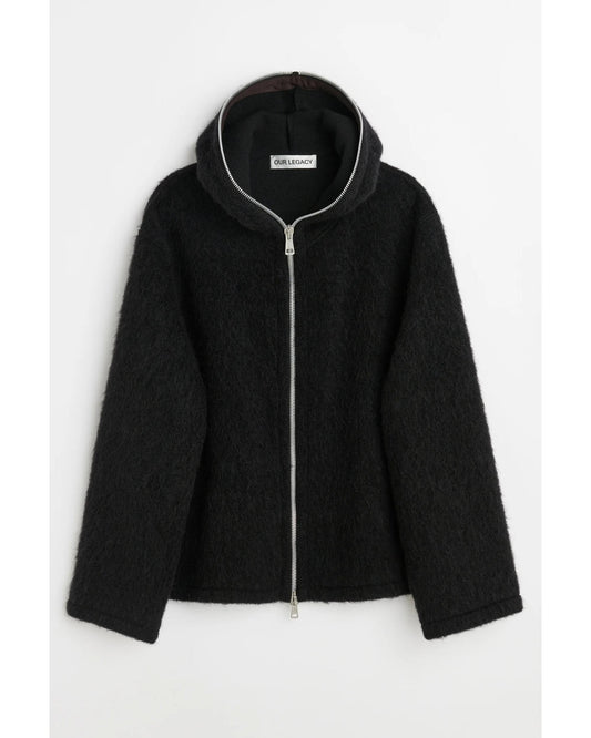 FULL ZIP HOOD  BLACK  4243FBH