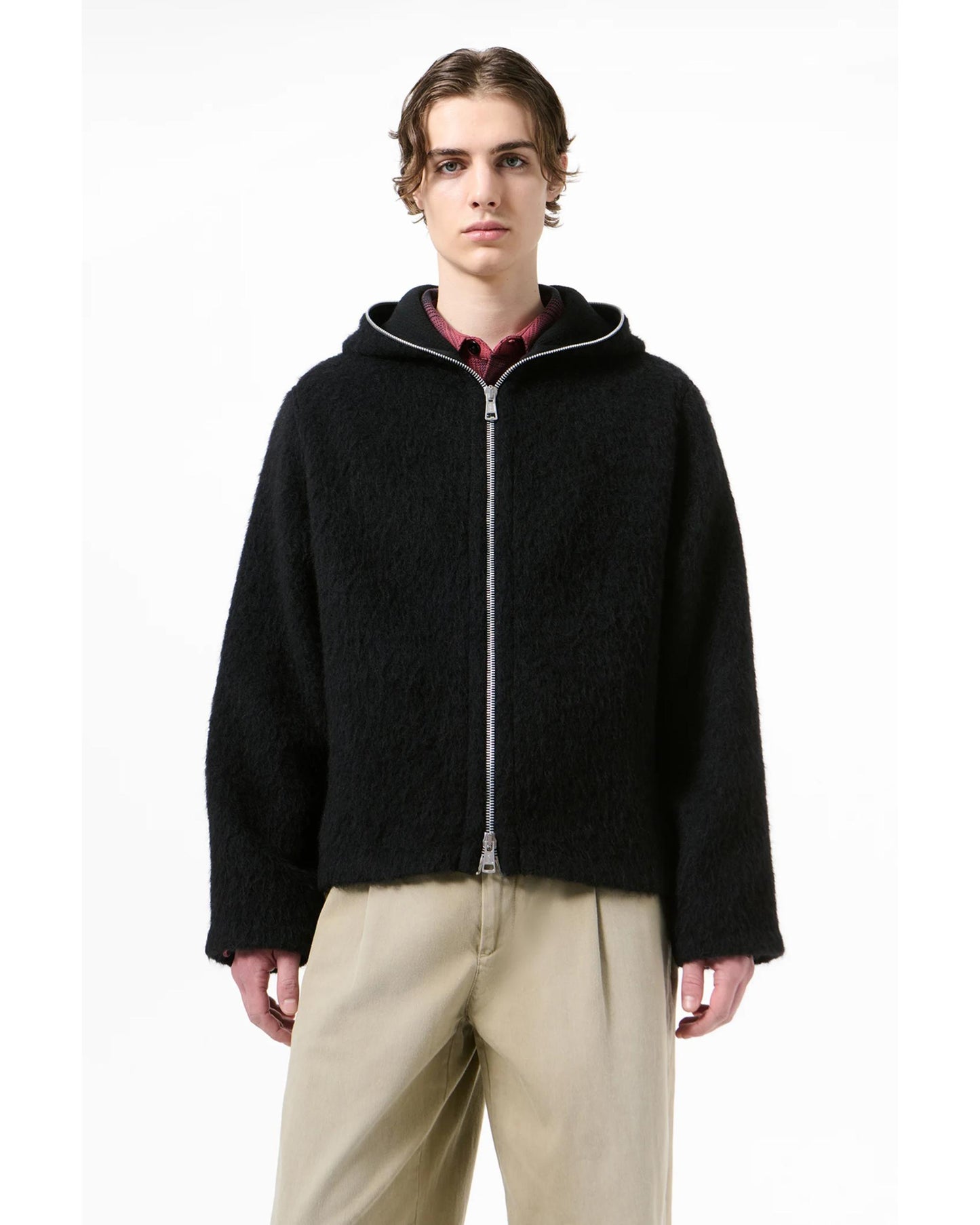 FULL ZIP HOOD  BLACK  4243FBH