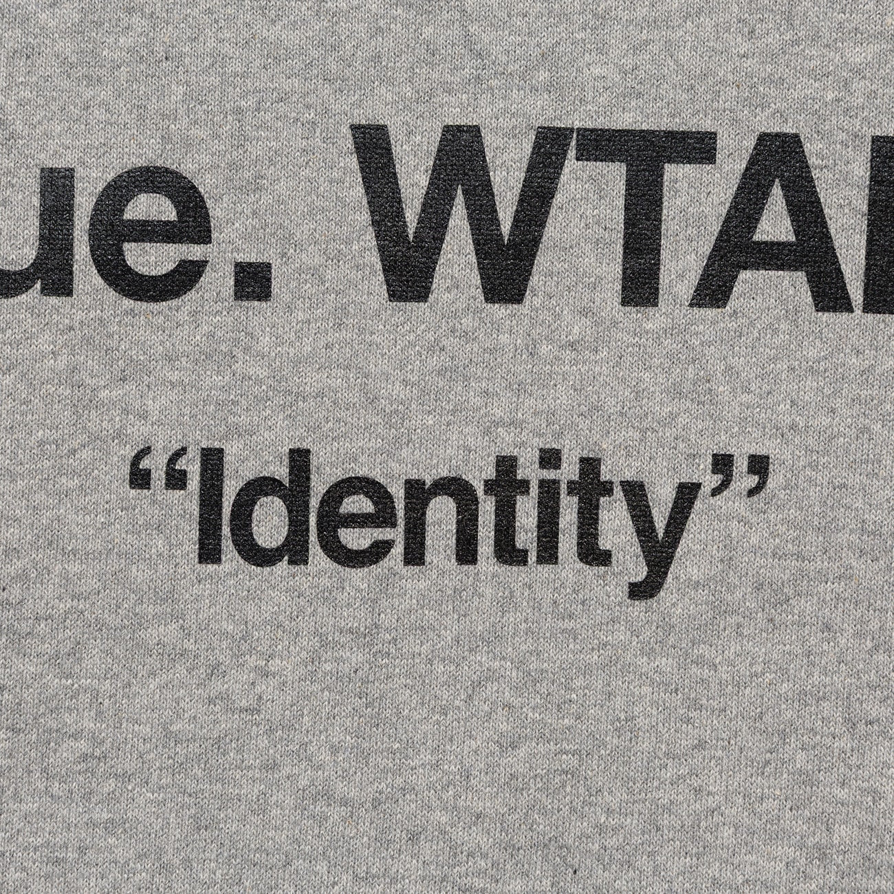 IDENTITY / SWEATER / COTTON