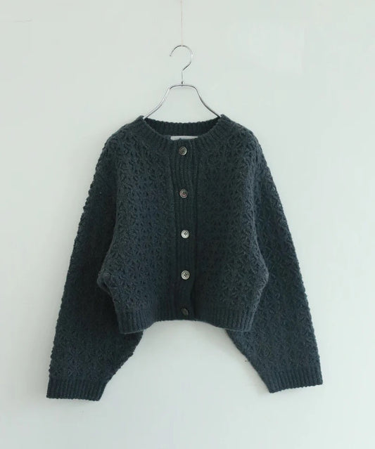 crochet double knit cardigan