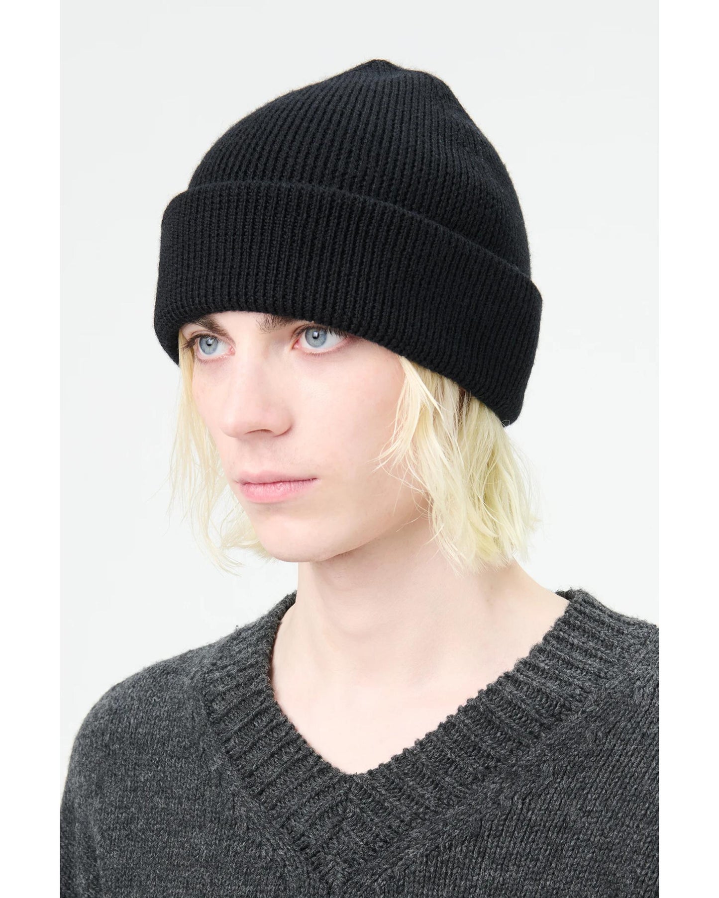 KNIT CAP  BLACK