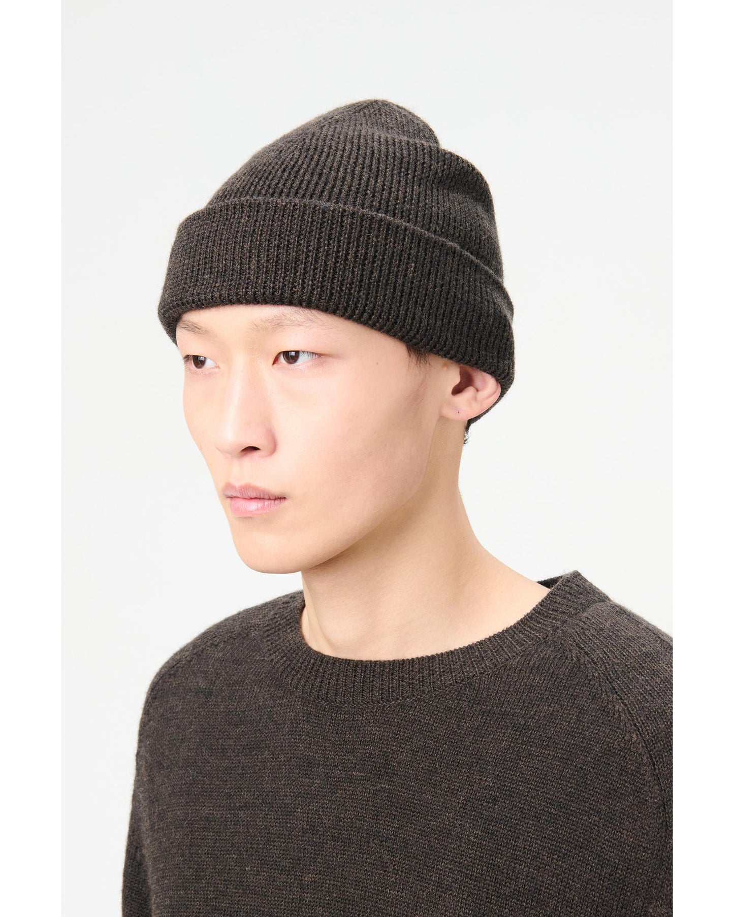 KNIT CAP  BROWN