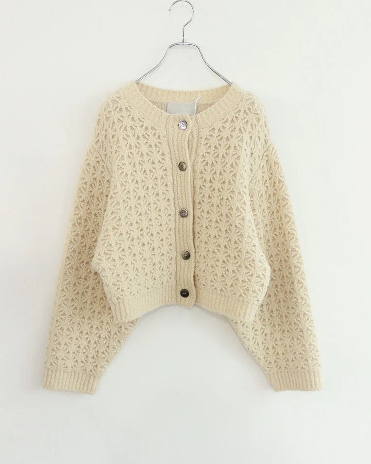 crochet double knit cardigan