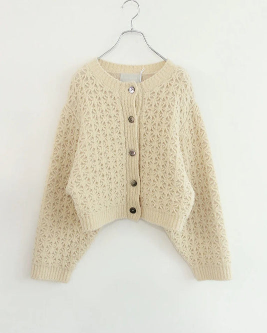 crochet double knit cardigan