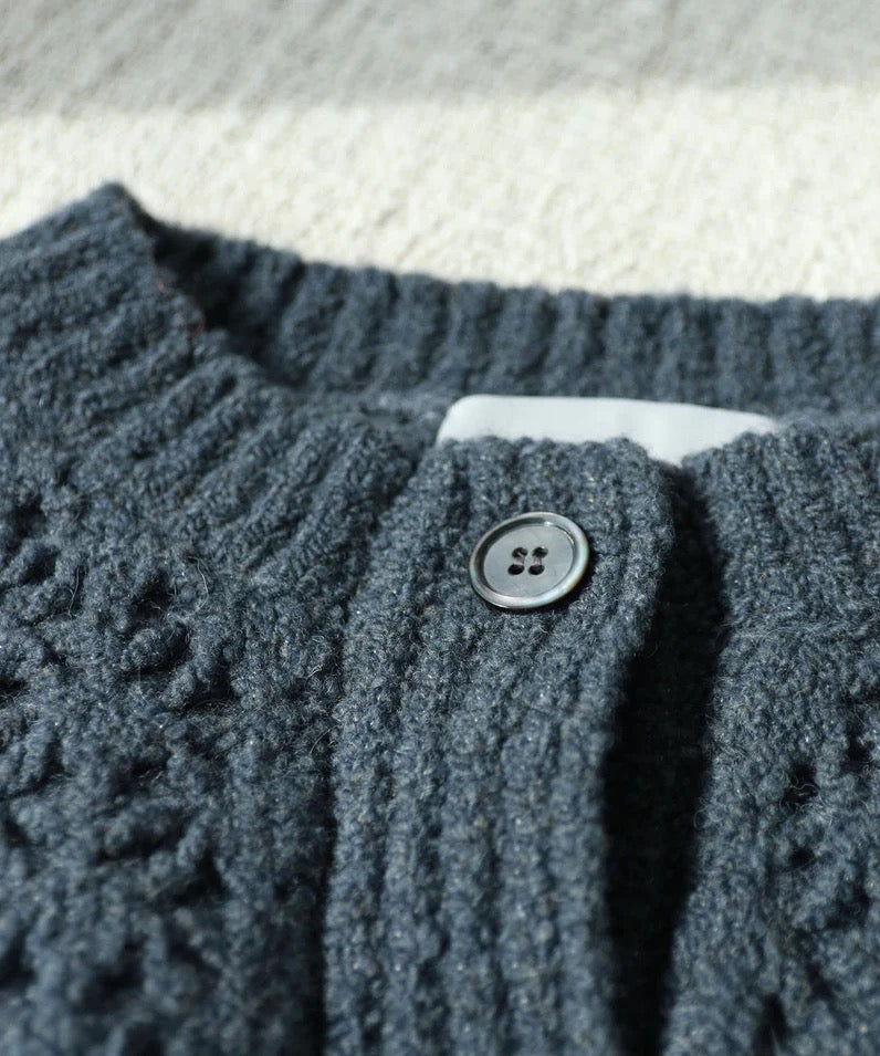 crochet double knit cardigan