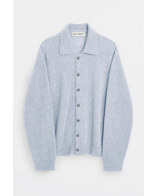 EVENING POLO Livid Blue Fuzzy Alpaca