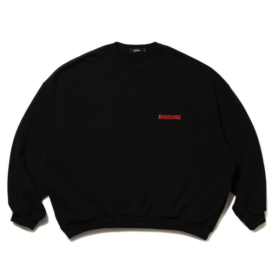 Over Sized Logo Crew Neck Sweatshirt