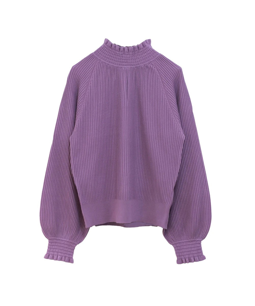 rayon nylon ripple 2way blouse knit