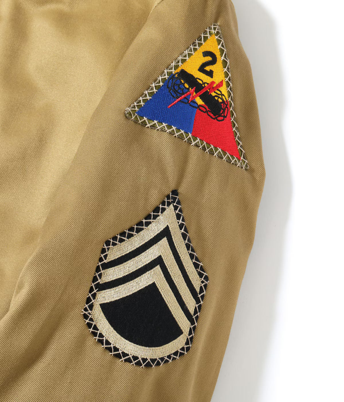 Type TANKERS PATCH POCKET “BUZZ RICKSON CO. 2nd ARMOR DIVISION” BR15751