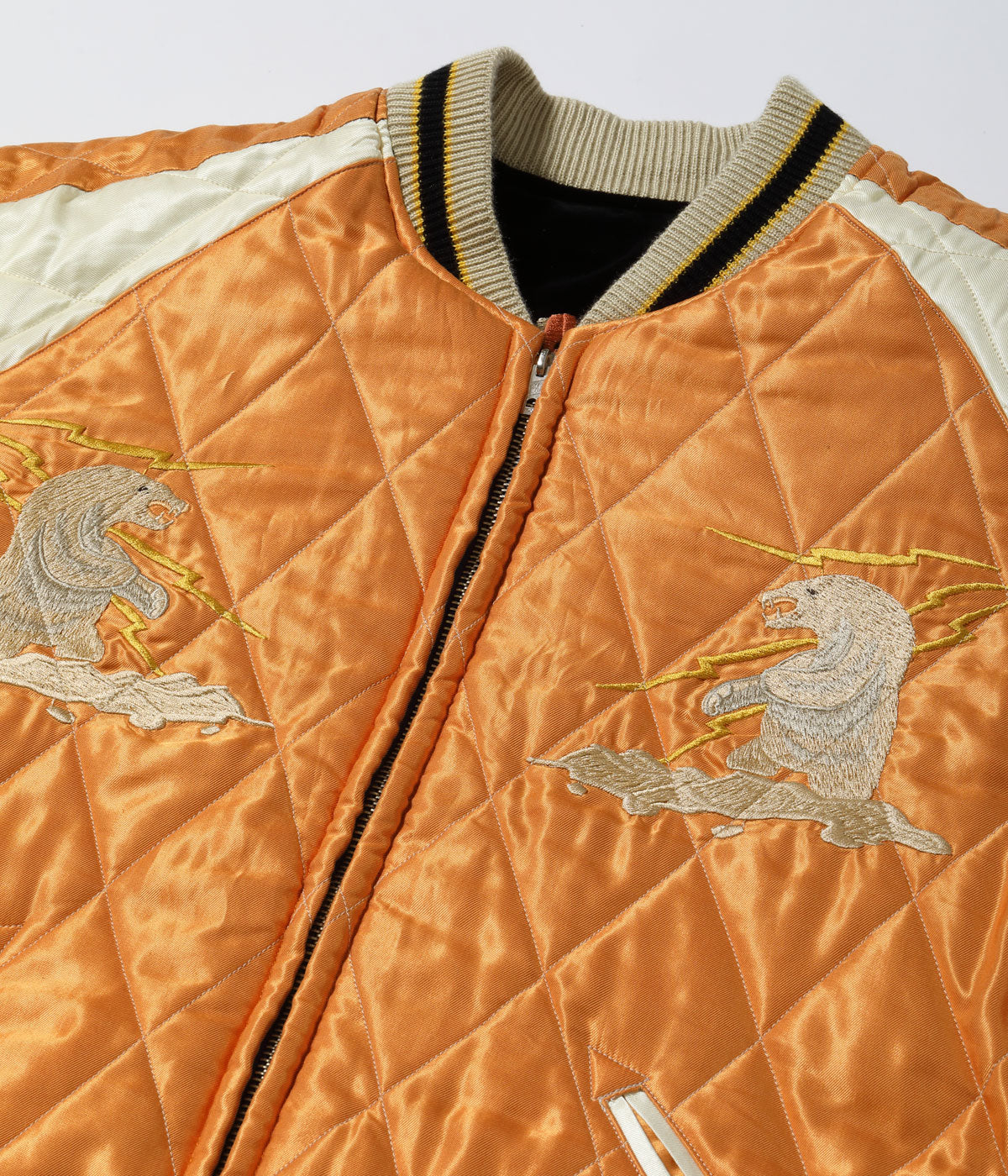 Late 1950s Style Velveteen Souvenir Jacket “POLAR BEAR” × “ALASKA MAP” TT15792-119