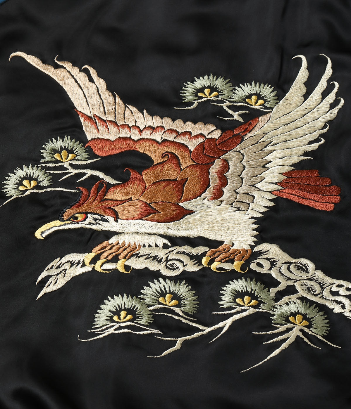 Early 1950s Style Rayon Brocade × Acetate Souvenir Jacket TOYO ENTERPRISE 60th Anniversary Special Edition “TIGER & DRAGON” (BROCADE) × “EAGLE” TT15717-119