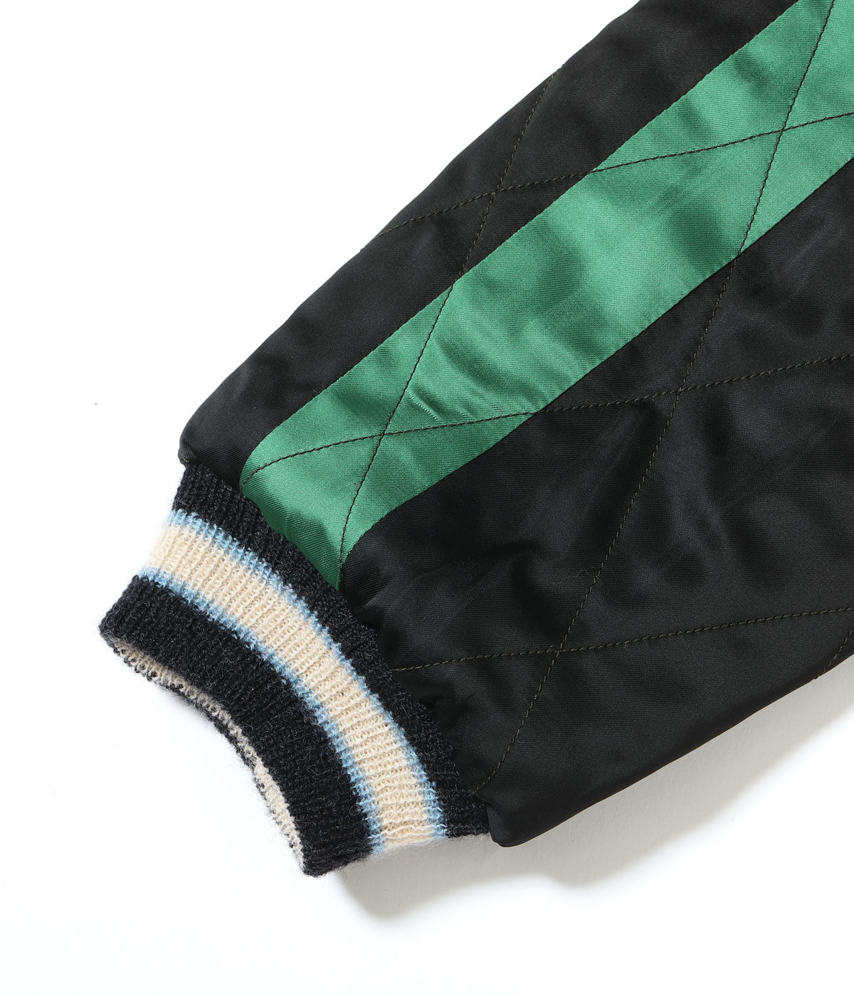 Mid 1950s Style Velveteen × Acetate Quilted Souvenir Jacket “Stencil Paint” TOYO ENTERPRISE 60th Anniversary Special Edition “TIGER HEAD” × “EAGLE” TT15809-119