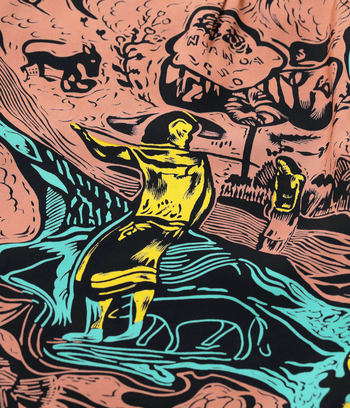 SUN SURF SPECIAL EDITION “GAUGUIN WOODCUT MYSTIC” (LONG SLEEVE)SS29674