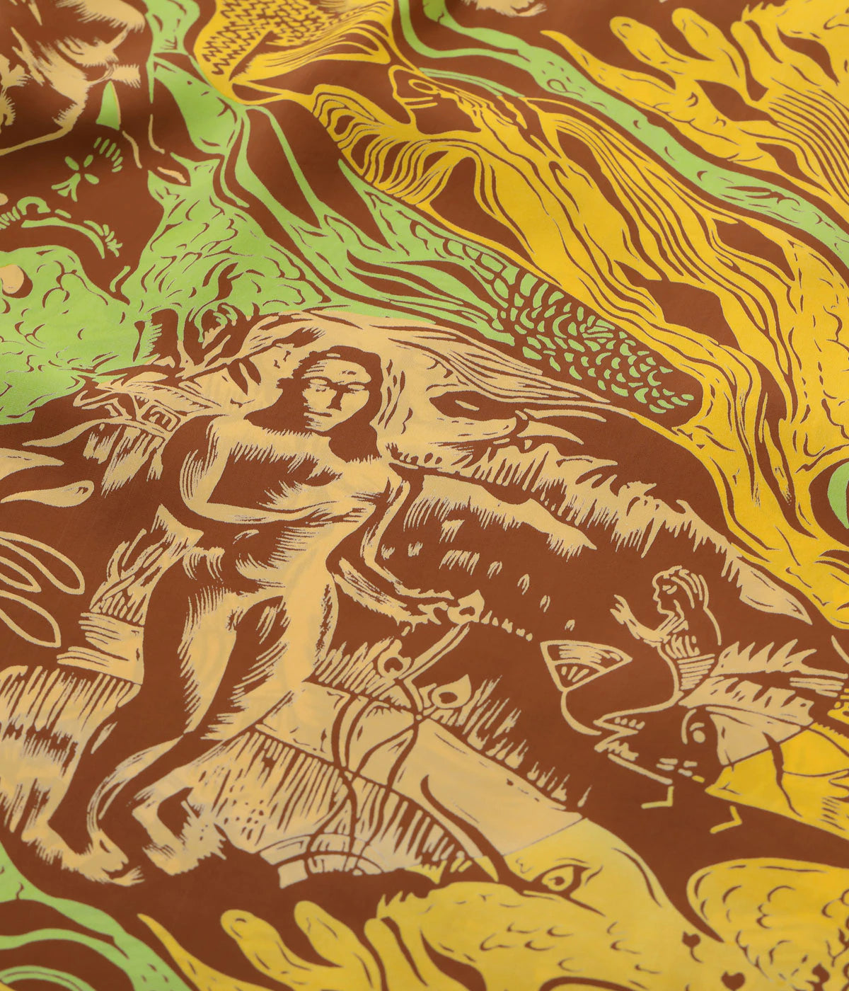 SUN SURF SPECIAL EDITION “GAUGUIN WOODCUT MYSTIC” (SHORT SLEEVE)SS39673