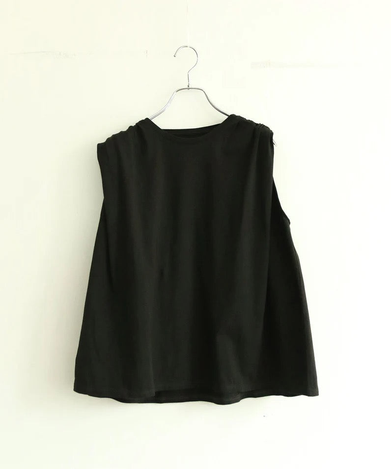 natural dye mint jersey sleeveless top