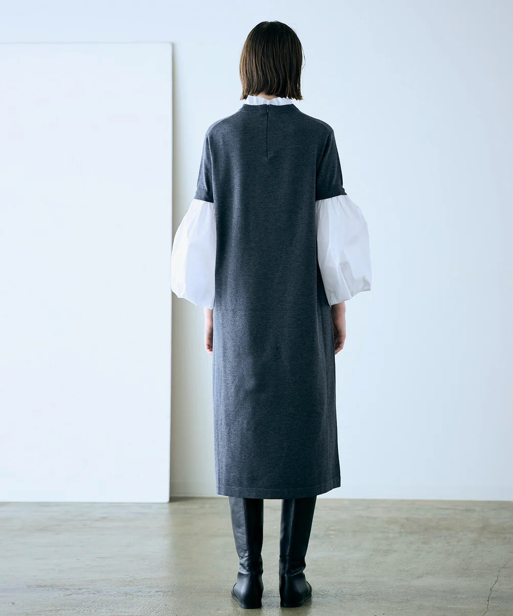 14g wool 2way sleeve one-piece