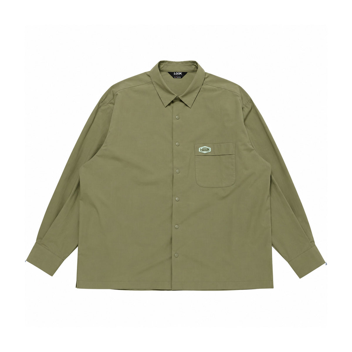 SOFT TYPEWRITER SNAP BUTTON SHIRT