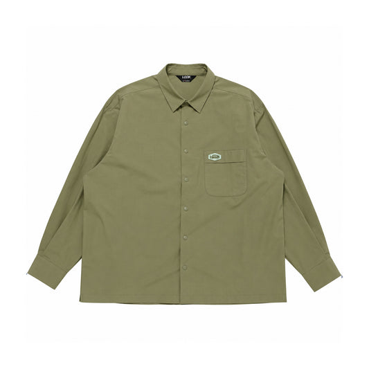 SOFT TYPEWRITER SNAP BUTTON SHIRT