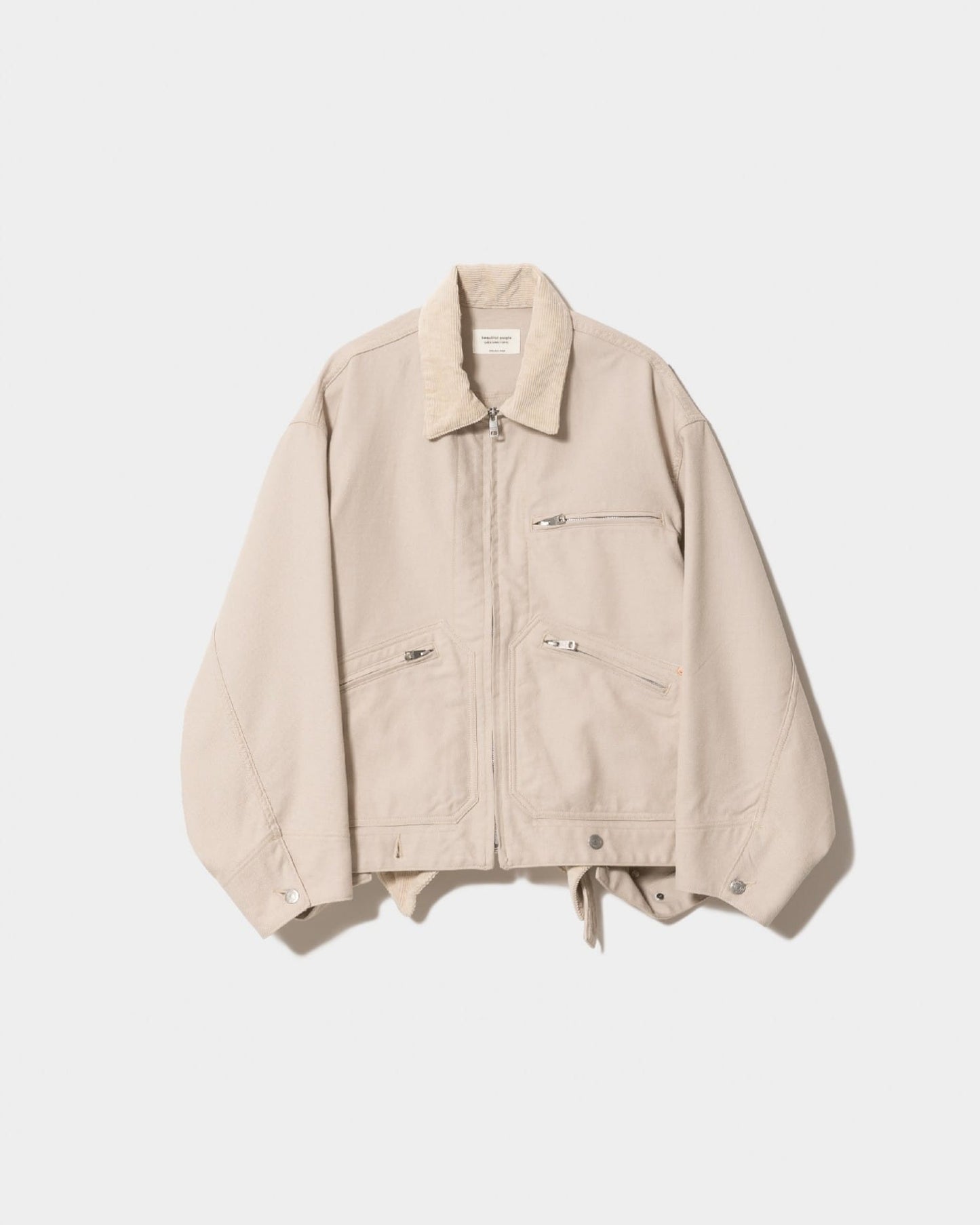 double-end duck cloth blouson