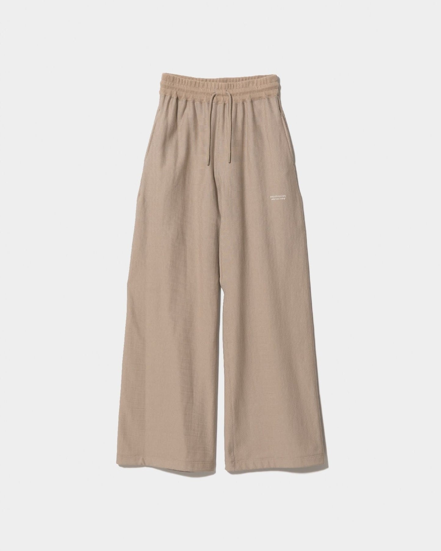 suvin compact sweat wide straight pants