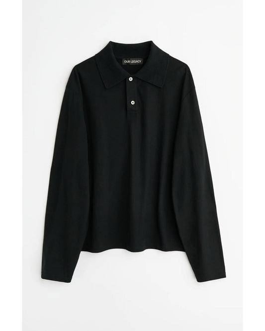 RUGBY LONGSLEEVE  BLACK  M2266RB