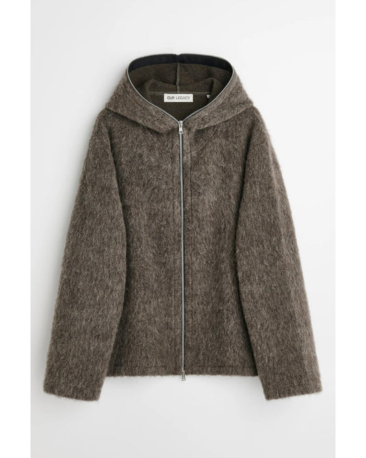 FULL ZIP HOOD  GRAY  2266FM