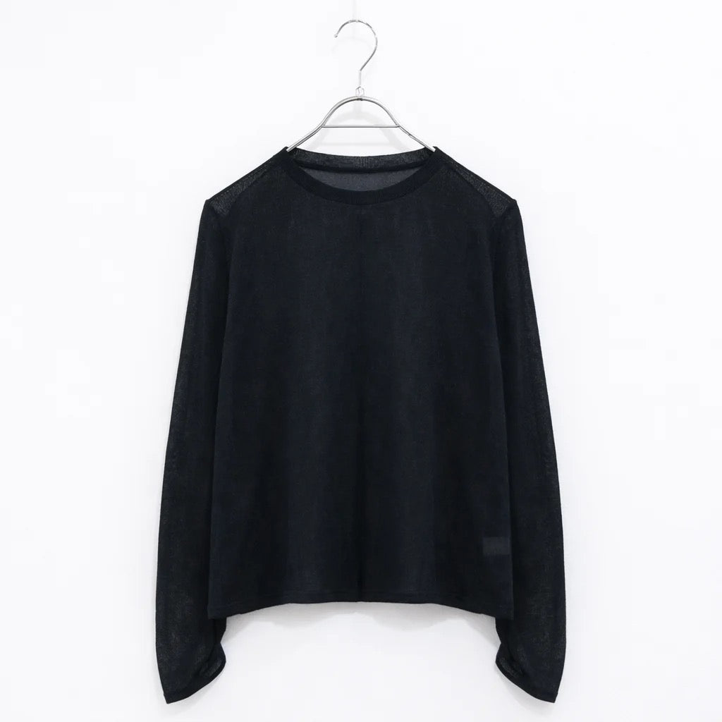 14G sheer paper knit