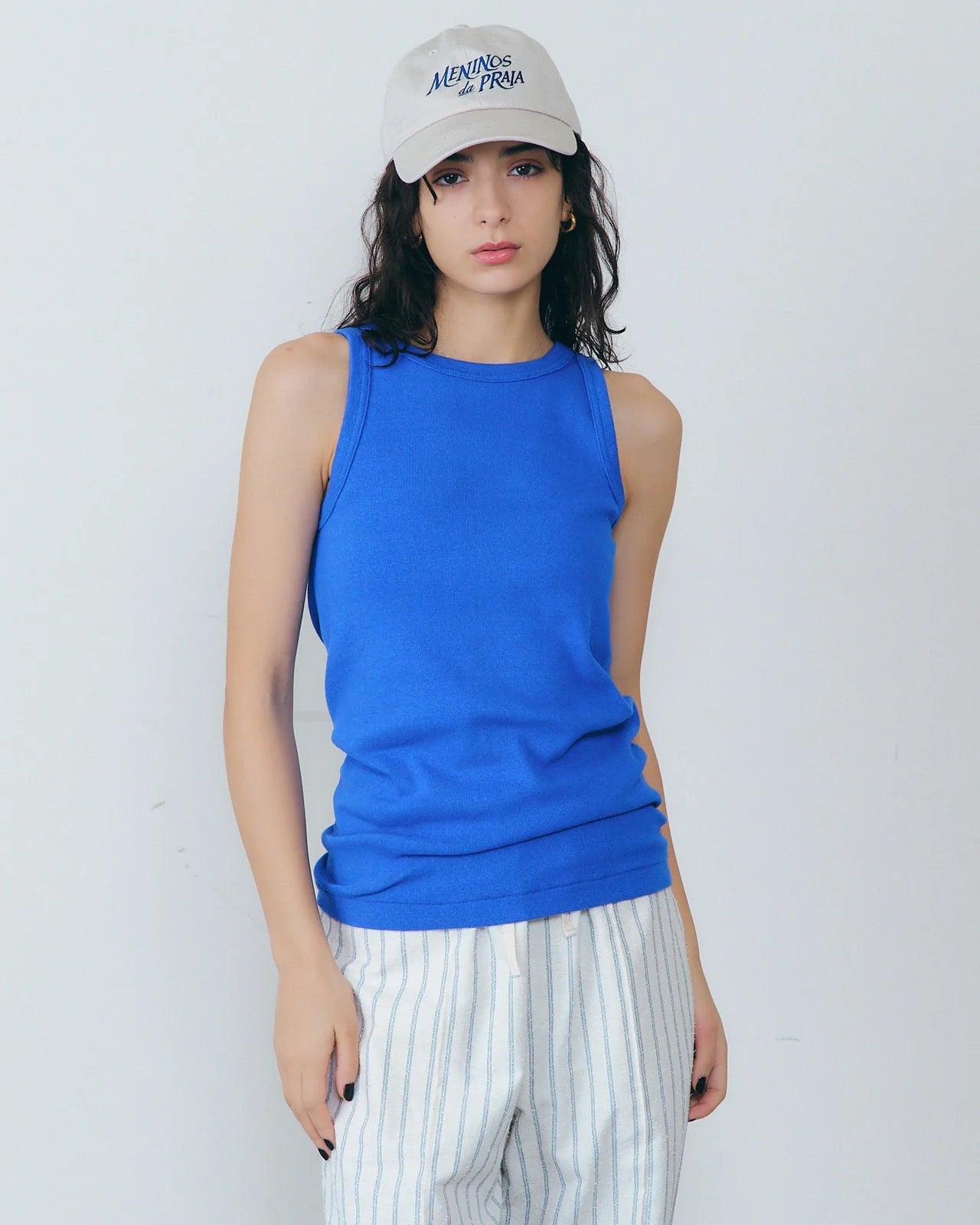 CIRCULAR RIB TANKTOP