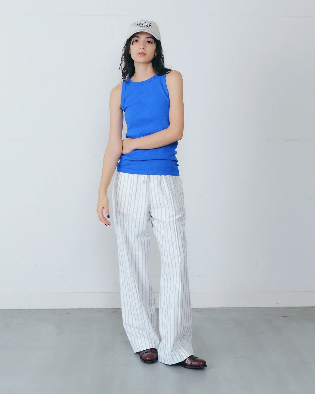 CIRCULAR RIB TANKTOP