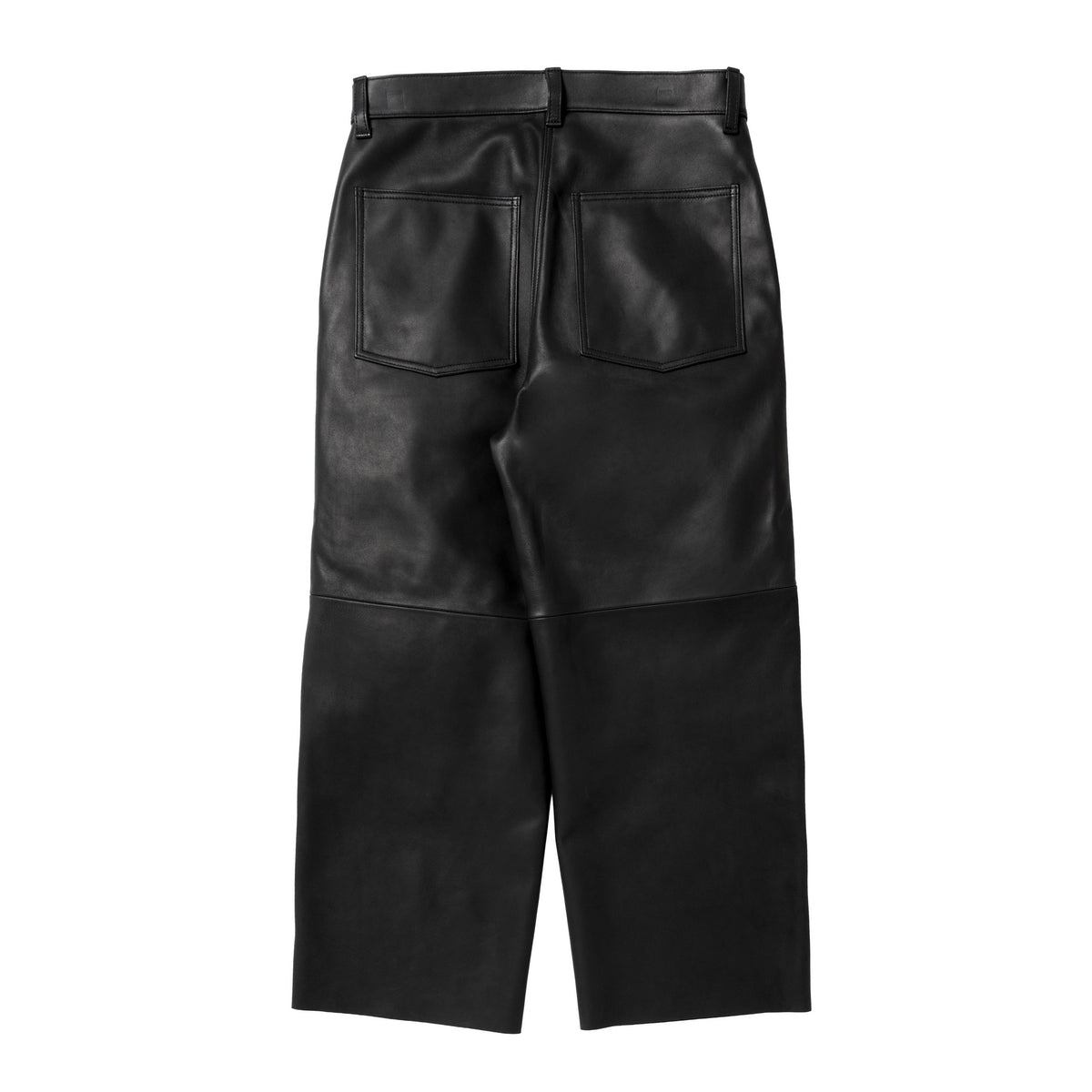 Sheep Leather Wide Leg Pants