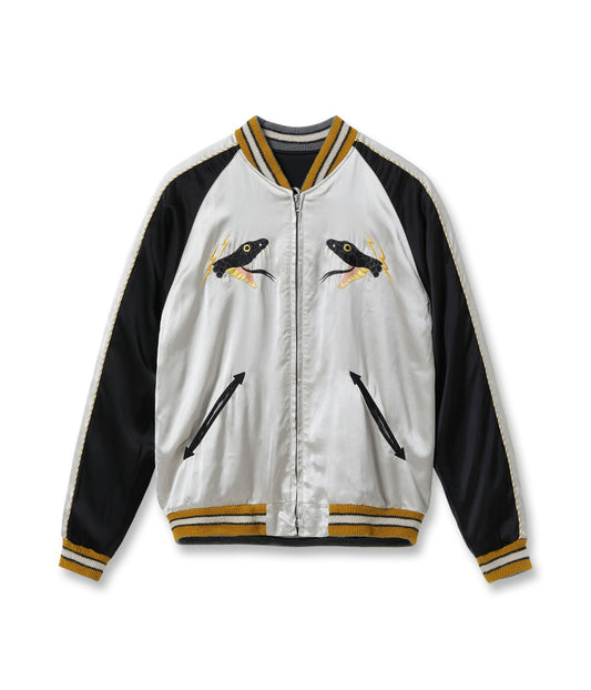 Acetate Souvenir Jacket TOYO ENTERPRISE 60th Anniversary Special Edition “BLACK SNAKE” × “RED SNAKE” TT15808-190