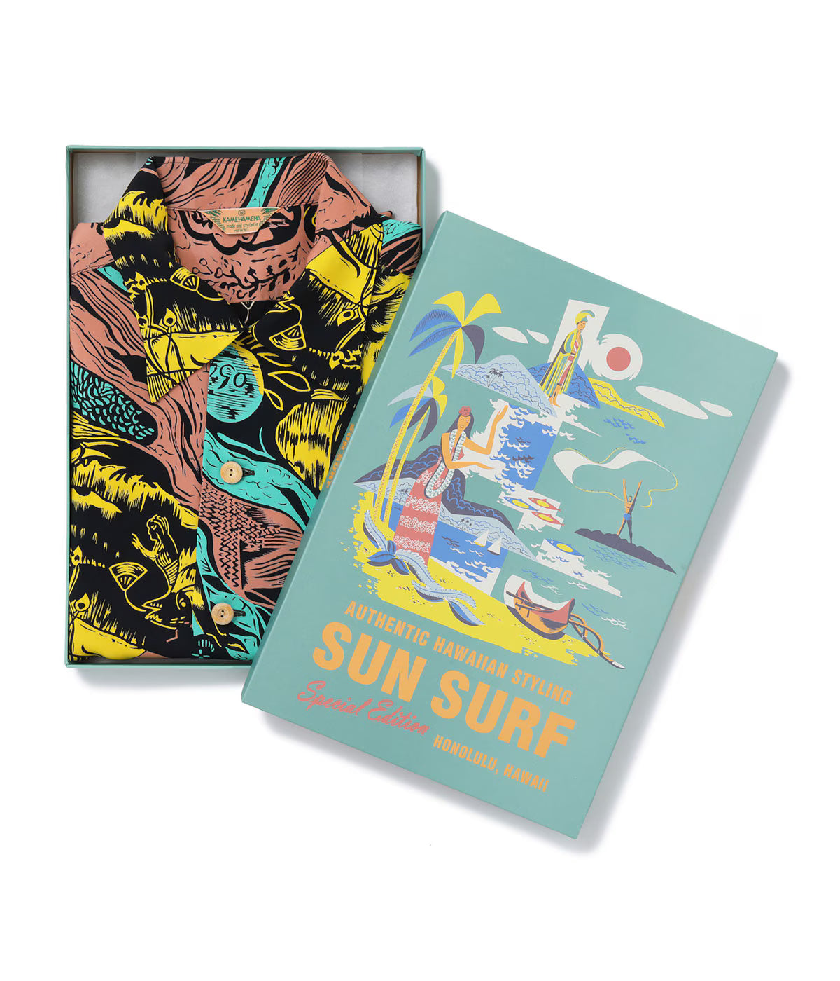 SUN SURF SPECIAL EDITION “GAUGUIN WOODCUT MYSTIC” (SHORT SLEEVE)SS39673